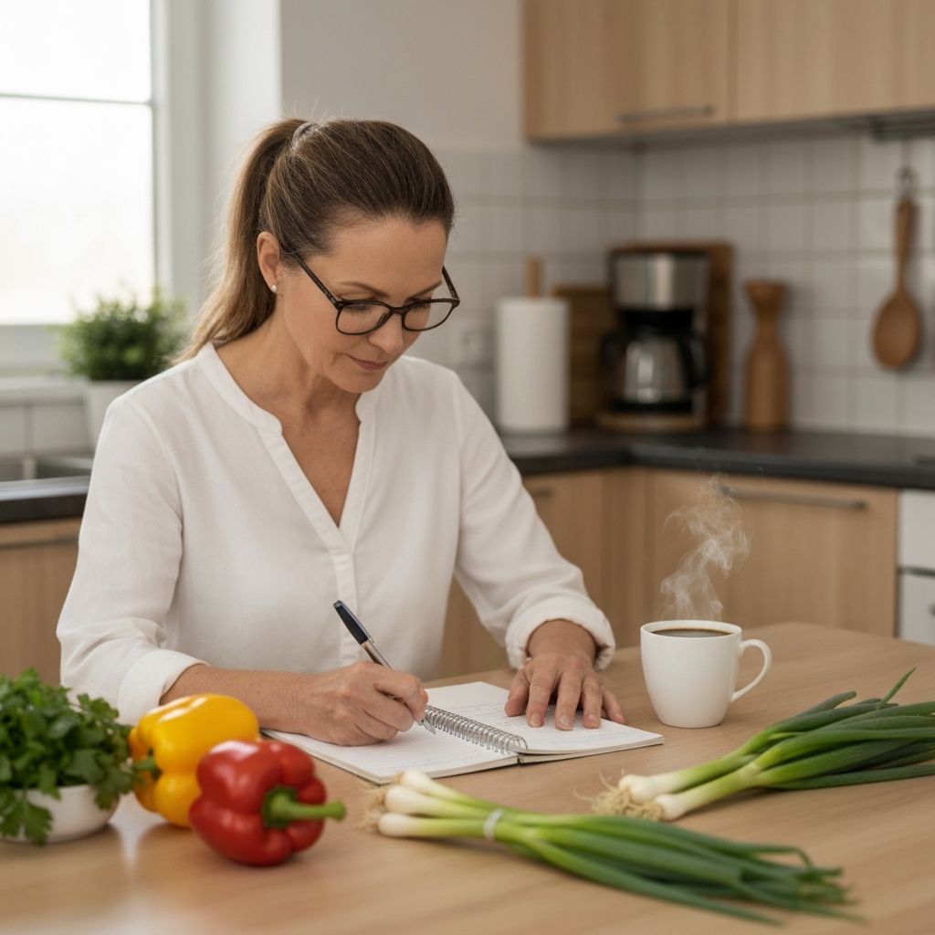 Εβδομαδιαίος προγραμματισμός γευμάτων σε notebook